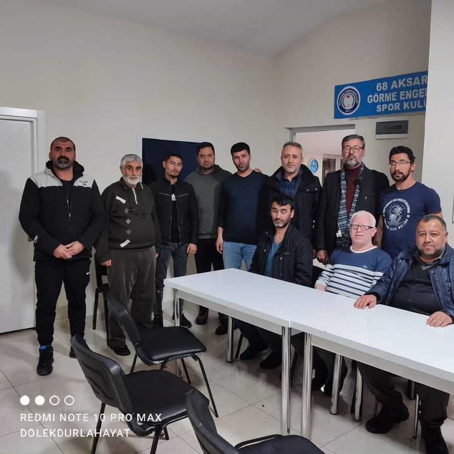Aksaray Somuncu Baba Engelsiz Spor Kulübü İle Euro mobilya arasında sponsorluk anlaşması yapıldı