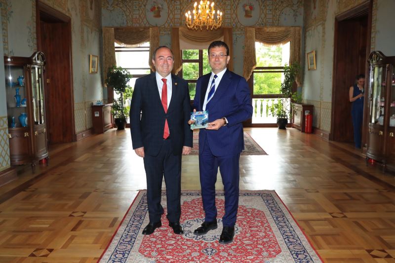 BAŞKAN ELÇİN, İBB BAŞKANI EKREM İMAMOĞLU’NU ZİYARET ETTİ