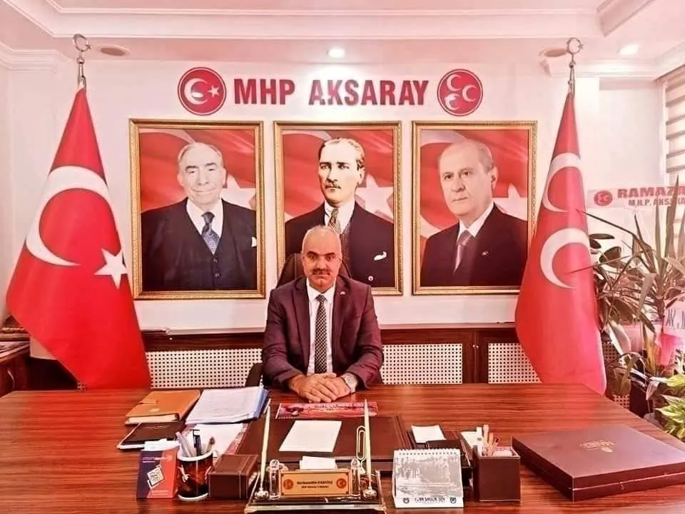 Milliyetçi Hareket Partisi Aksaray İl Başkanı Burhanettin KARATAŞ