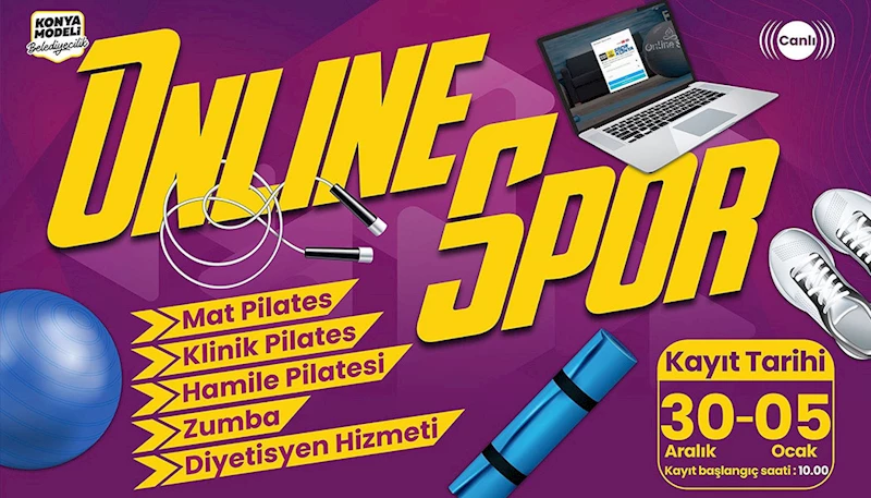 TÜRKİYE’NİN EN KAPSAMLI “ONLİNE SPOR” EĞİTİMİNDE KAYITLAR BAŞLADI