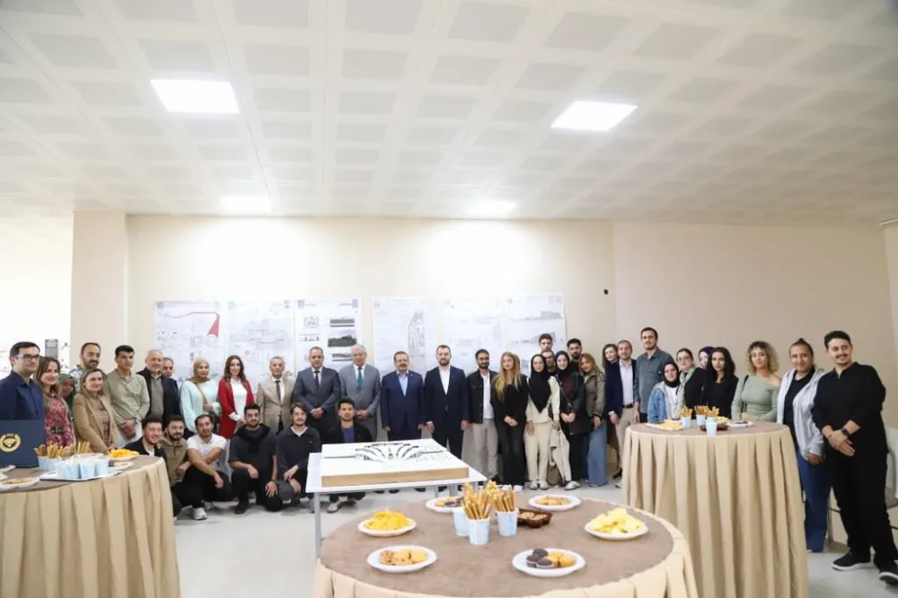 Mimarlık Fakültesi öğrencilerinin eserleri büyük ilgi gördü