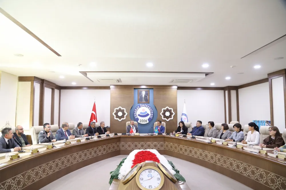 Aksaray Üniversitesi ile Pavlodar Pedagoji Üniversitesi arasında mutabakat zaptı imzalandı