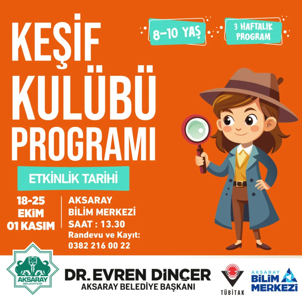 Bilgiye giden yol; Aksaray Bilim Merkezinde başlar