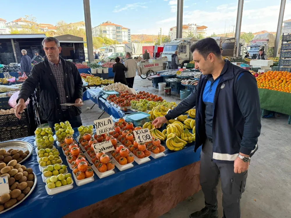 ZABITA EKİPLERİNDEN SEMT PAZARLARINDA SIKI DENETİM