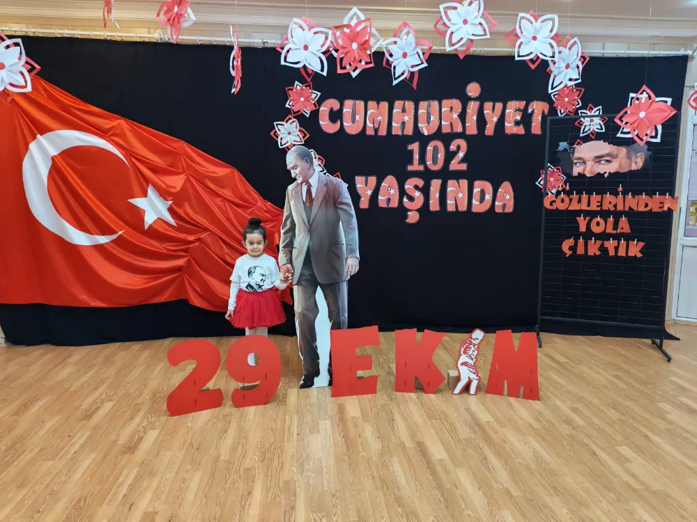 NENE HATUN ANAOKULUNDA CUMHURİYET BAYRAMI COŞKU İLE KUTLANDI