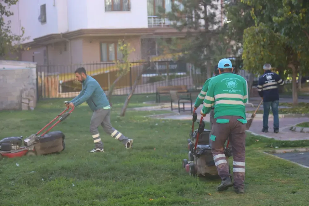 Şehrimizin nefes alanları daha da güzelleşiyor