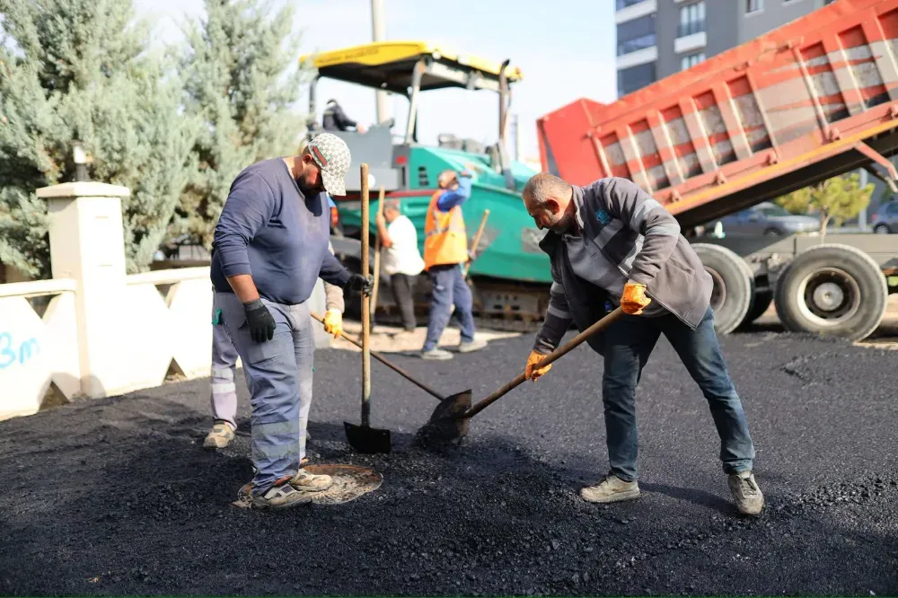 Hacılar Harmanı Mahallesinde Belediye çalışmaları Yapılıyor