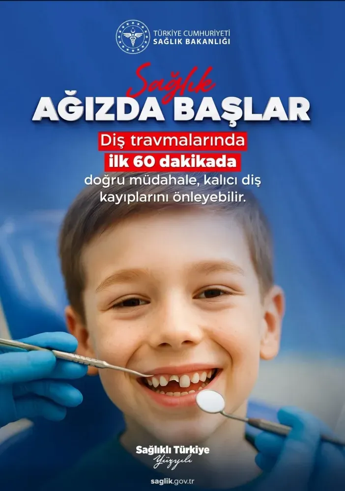 Sağlık Ağızda Başlar: Diş Travmalarında İlk 60 Dakika Hayati Önem Taşıyor!