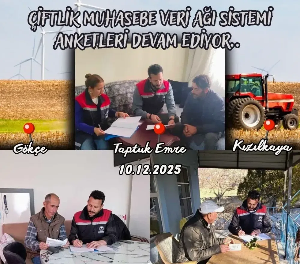 Üreticilerle sahada görüşülüyor, kentin tarım haritası ortaya çıkıyor