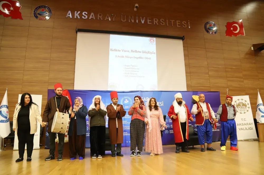 Aksaray Üniversitesi’nde engelli bireyler unutulmaz bir gün yaşadı