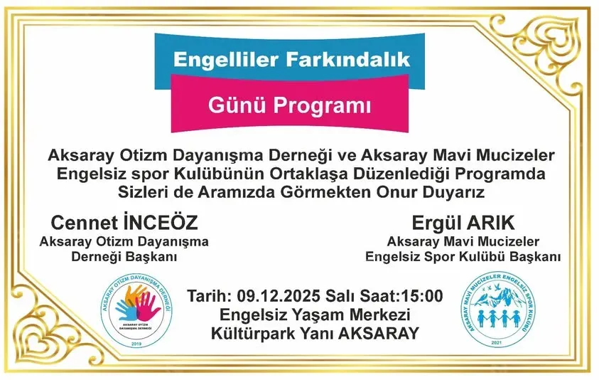 Engeller Farkındalıkla Aşılır