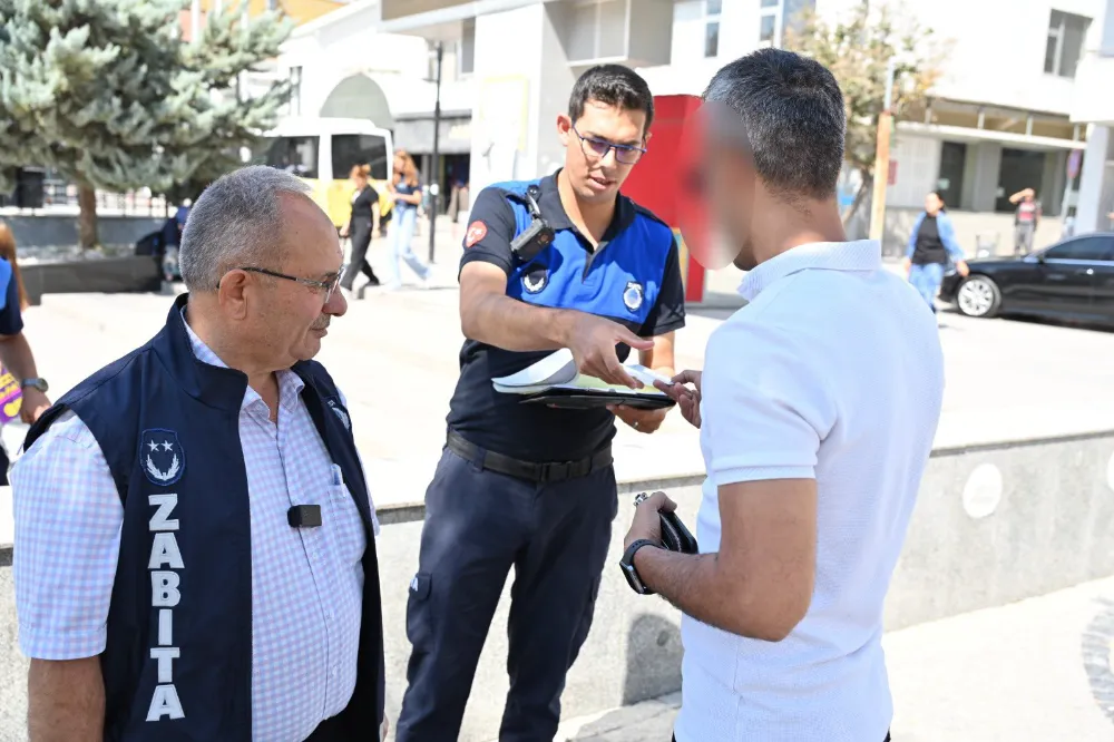 AKSARAY BELEDİYESİNDEN TEMİZLİK İÇİN KARARLI ADIM: 3 GÜNDE 76 KİŞİYE CEZAİ İŞLEM
