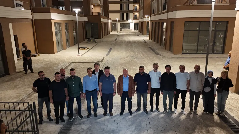 VALİ KUMBUZOĞLU VE BAŞKAN DİNÇER KENTSEL DÖNÜŞÜM PROJE ALANINI ZİYARET ETTİ